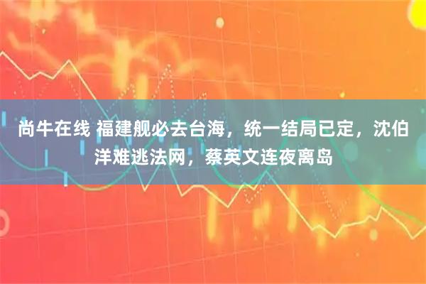 尚牛在线 福建舰必去台海，统一结局已定，沈伯洋难逃法网，蔡英文连夜离岛